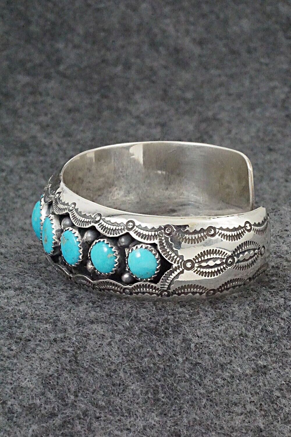 Turquoise & Sterling Silver Bracelet - Wilbert Muskett Sr.