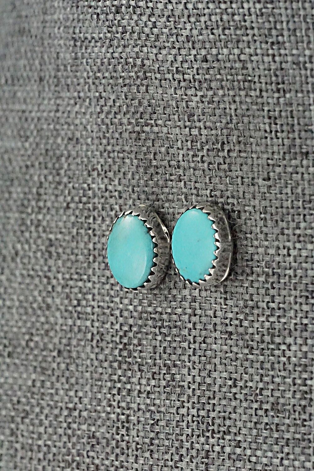 Turquoise & Sterling Silver Earrings - Theresa Smith