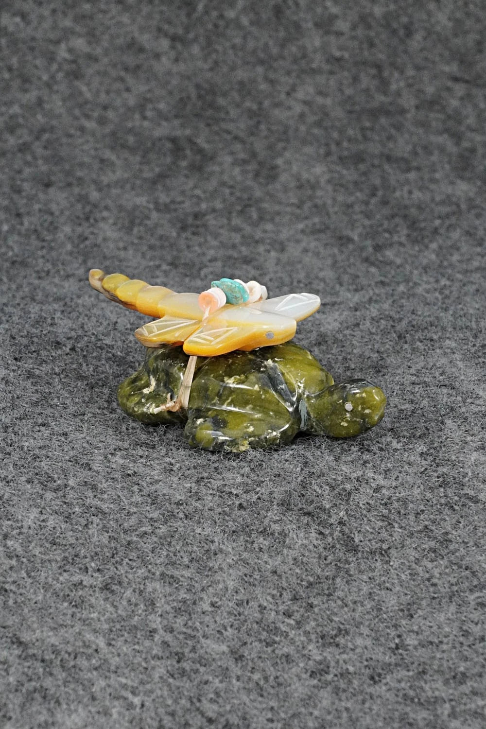 Turtle Zuni Fetish Carving - Daisy Rose Leonard