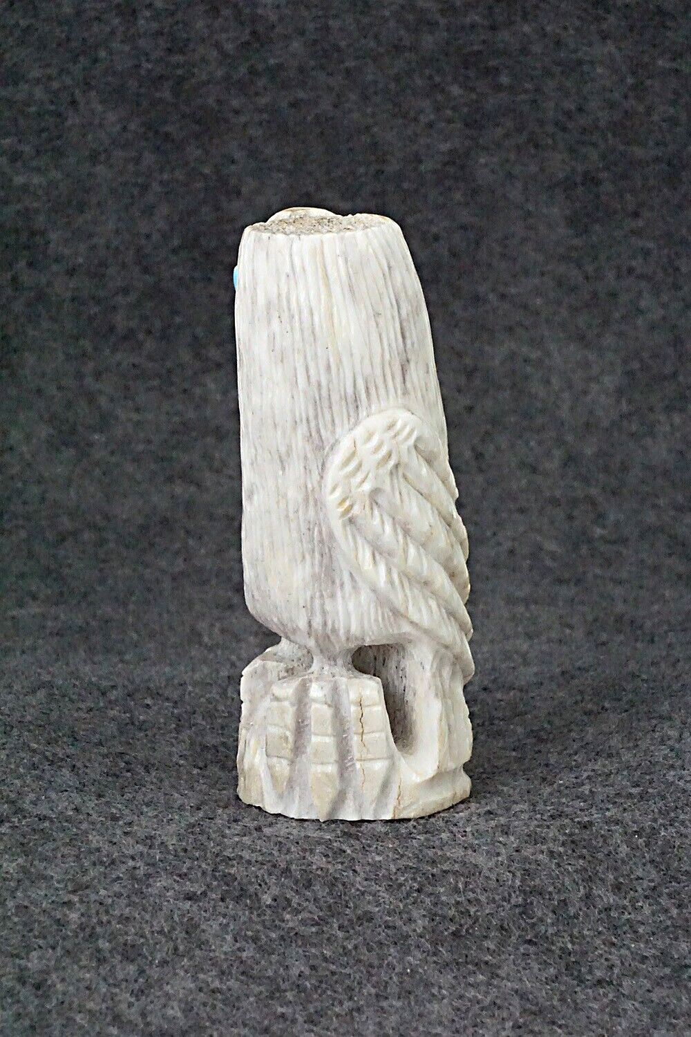 Eagle Zuni Fetish Carving - Garrick Weeka