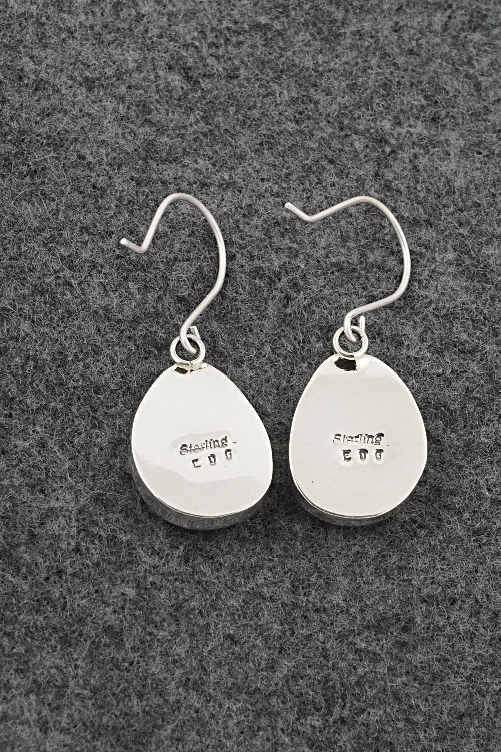 Turquoise & Sterling Silver Earrings - Eugene Gruber