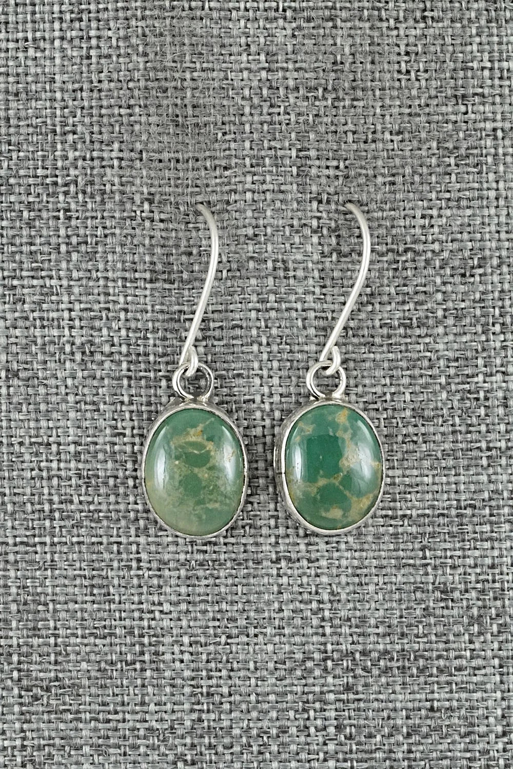 Turquoise & Sterling Silver Earrings - Rosemary Saunders