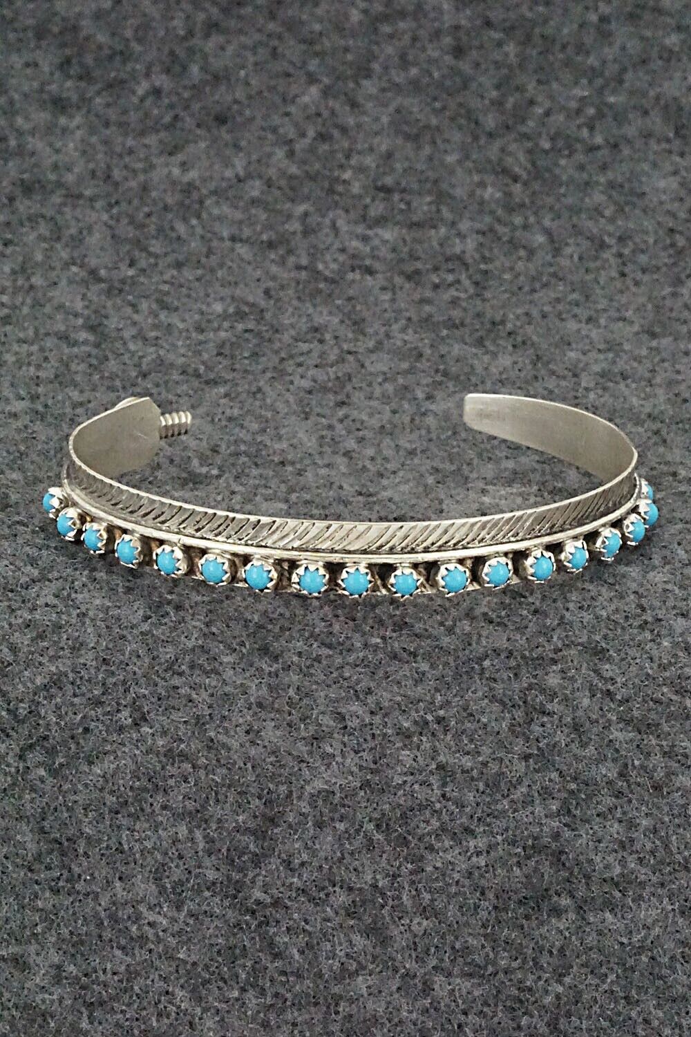 Turquoise and Sterling Silver Bracelet - Aaron Davis
