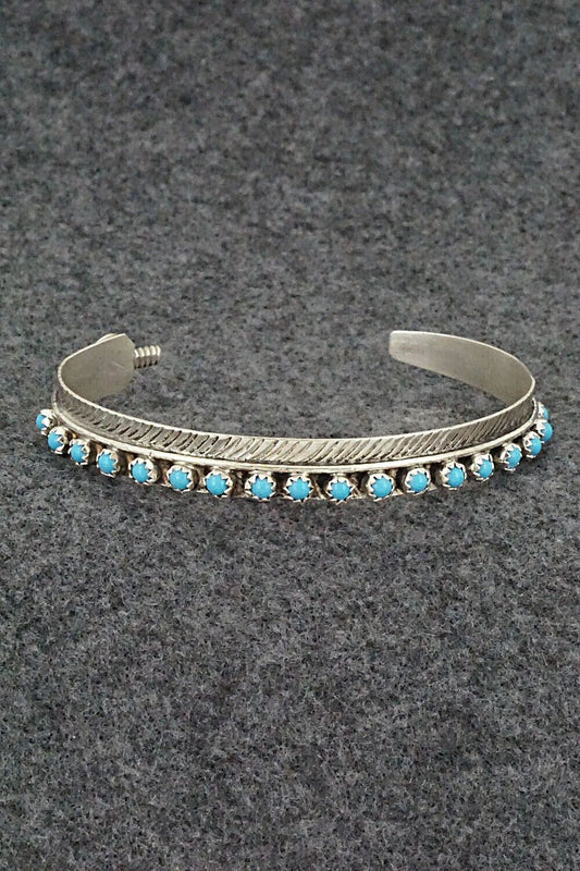 Turquoise and Sterling Silver Bracelet - Aaron Davis