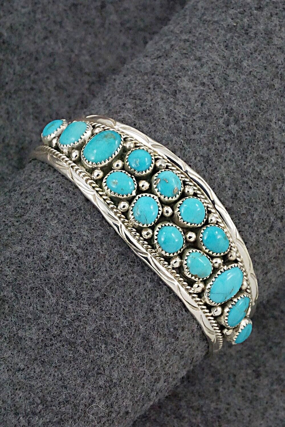 Turquoise & Sterling Silver Bracelet - Anita Whitegoat