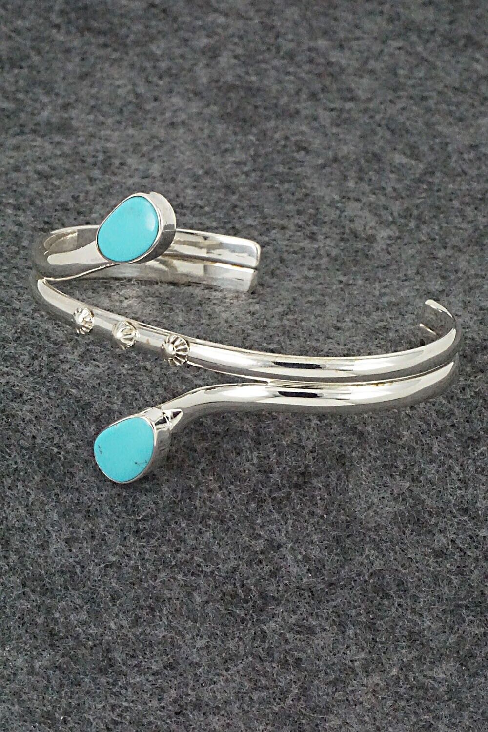 Turquoise & Sterling Silver Bracelet - Thomas Yazzie