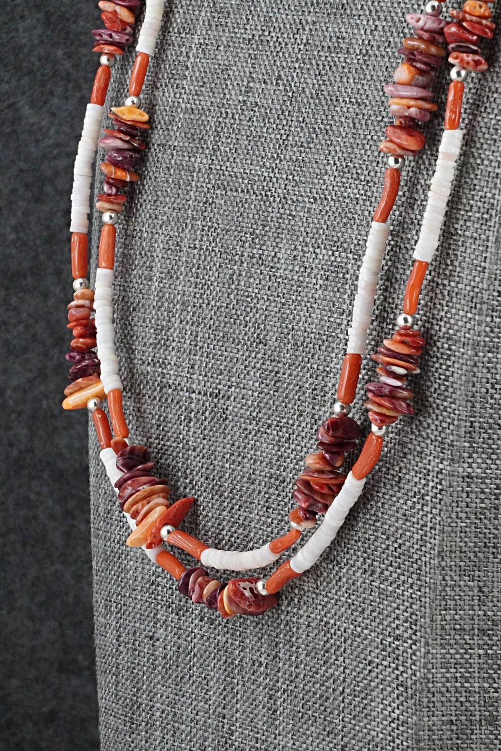 Multi-Stone & Sterling Silver Necklace - Erica Brown