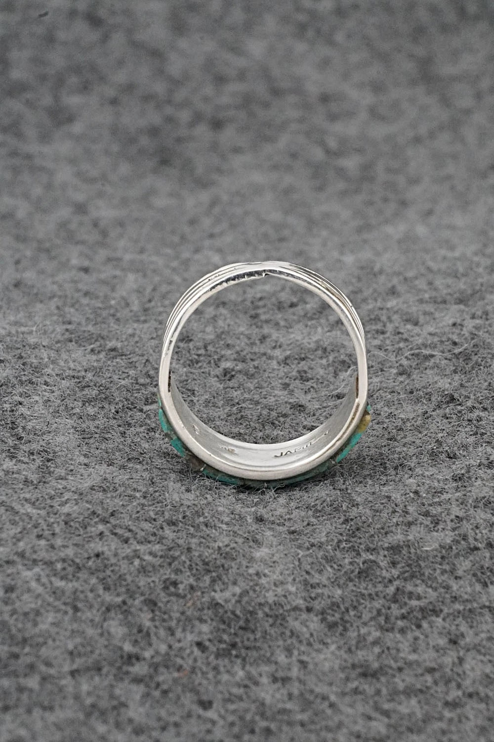 Turquoise & Sterling Silver Ring - Jamie Johnson - Size 9