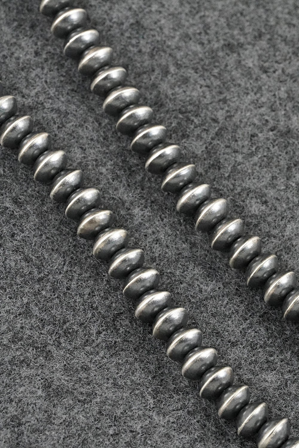 Sterling Silver Navajo Pearl Necklace 24" - Austin Haley