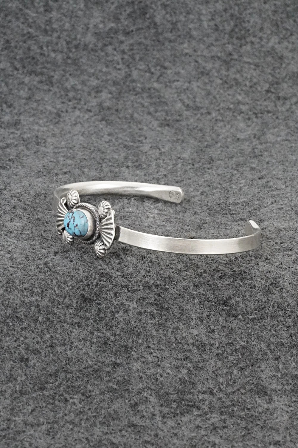 Turquoise & Sterling Silver Bracelet - Genevieve Francisco