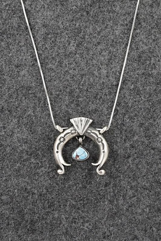 Turquoise & Sterling Silver Necklace - Gary Shorty