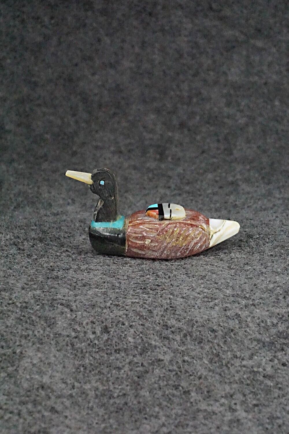 Duck Zuni Fetish Carving - Darrin Boone