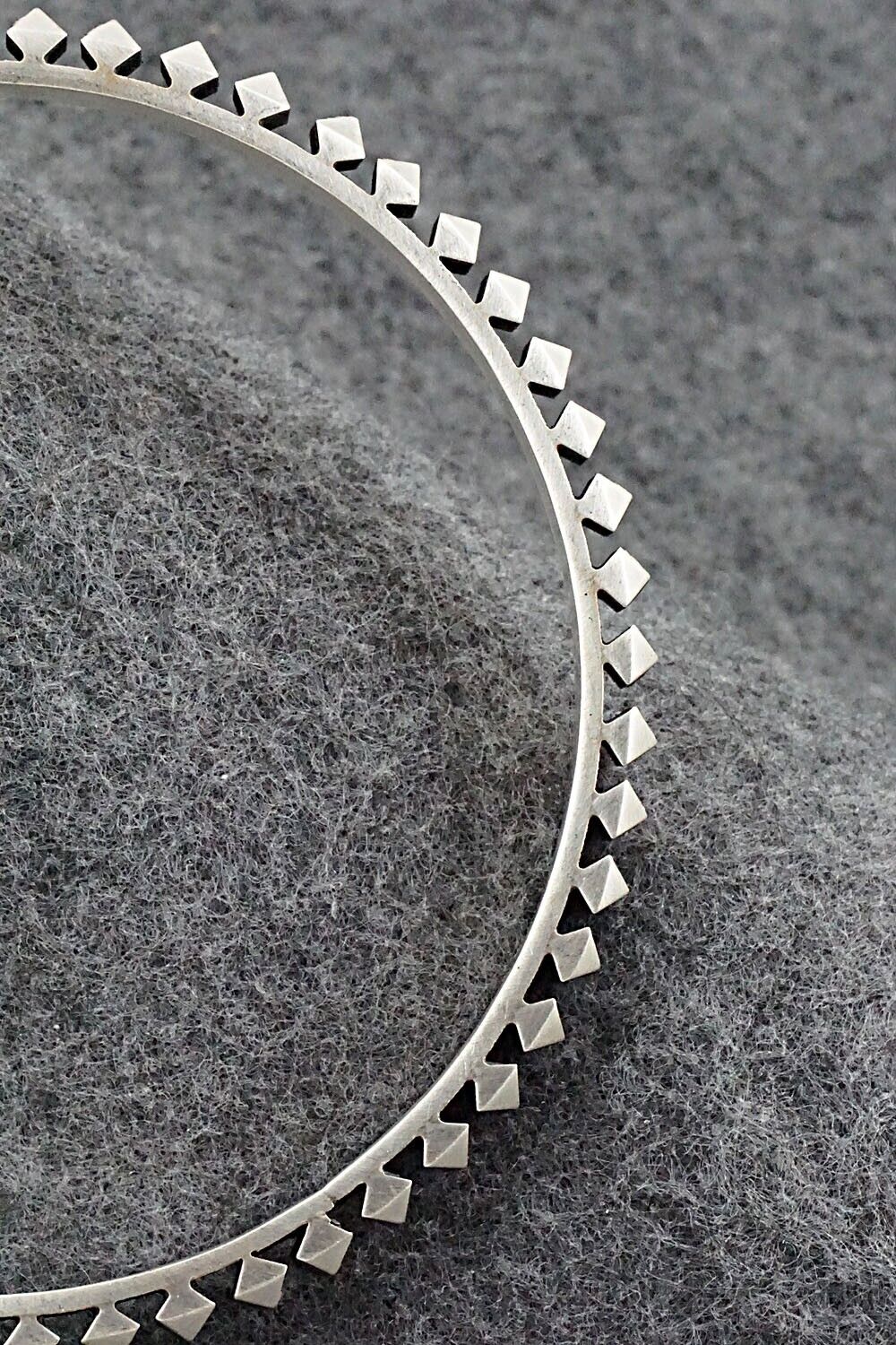 Sterling Silver Bangle Bracelet - Leander Tahe