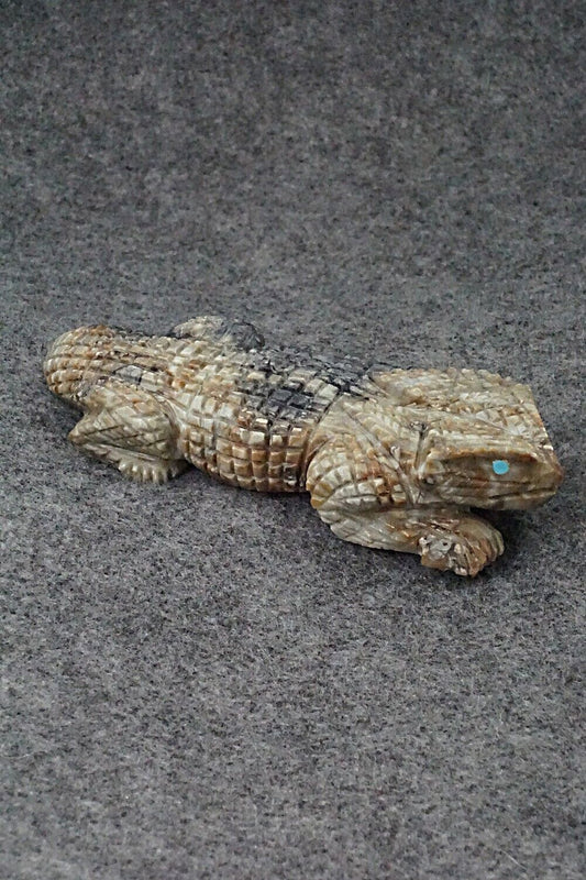 Horned Toad Zuni Fetish Carving - Tony Mackel