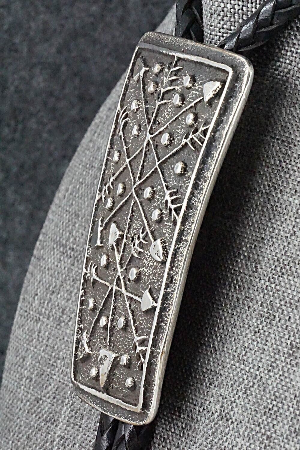 Sterling Silver Bolo Tie - Delbert Arviso