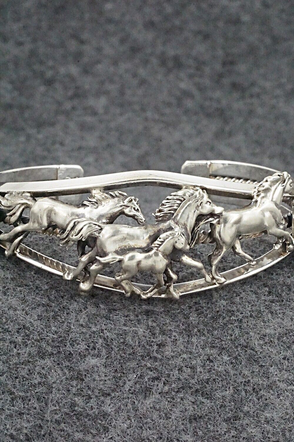 Turquoise & Sterling Silver Bracelet - Bobby Platero