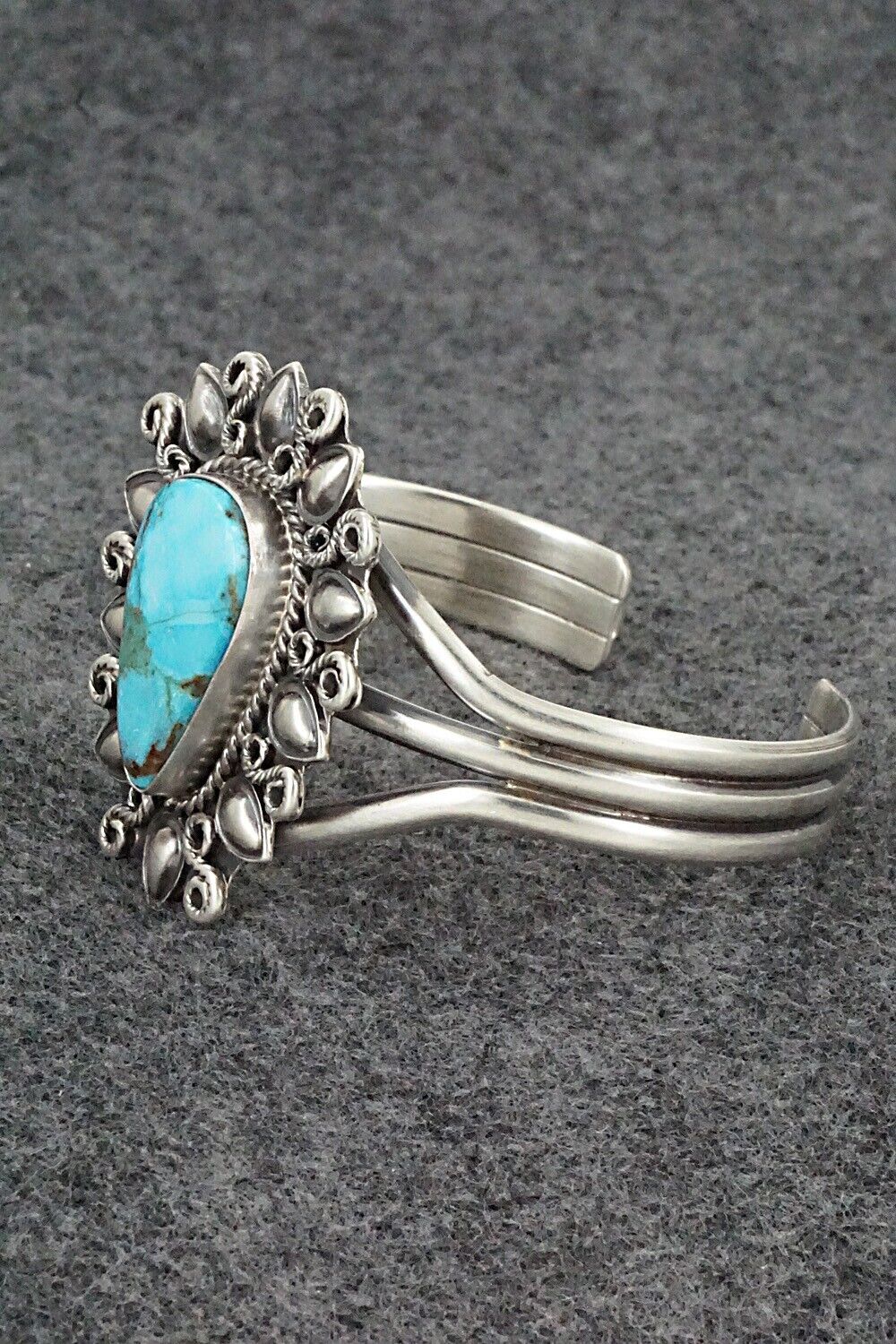 Turquoise & Sterling Silver Bracelet - Derrick Gordon