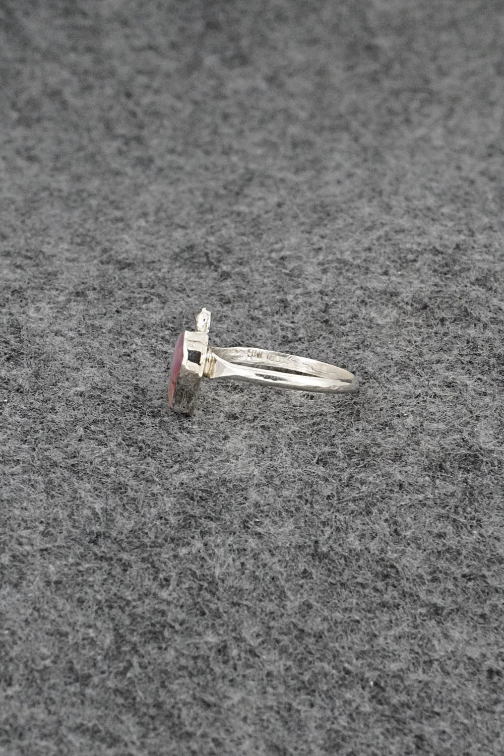 Mother of Pearl & Sterling Silver Ring - Ola Eriacho - Size 5.75