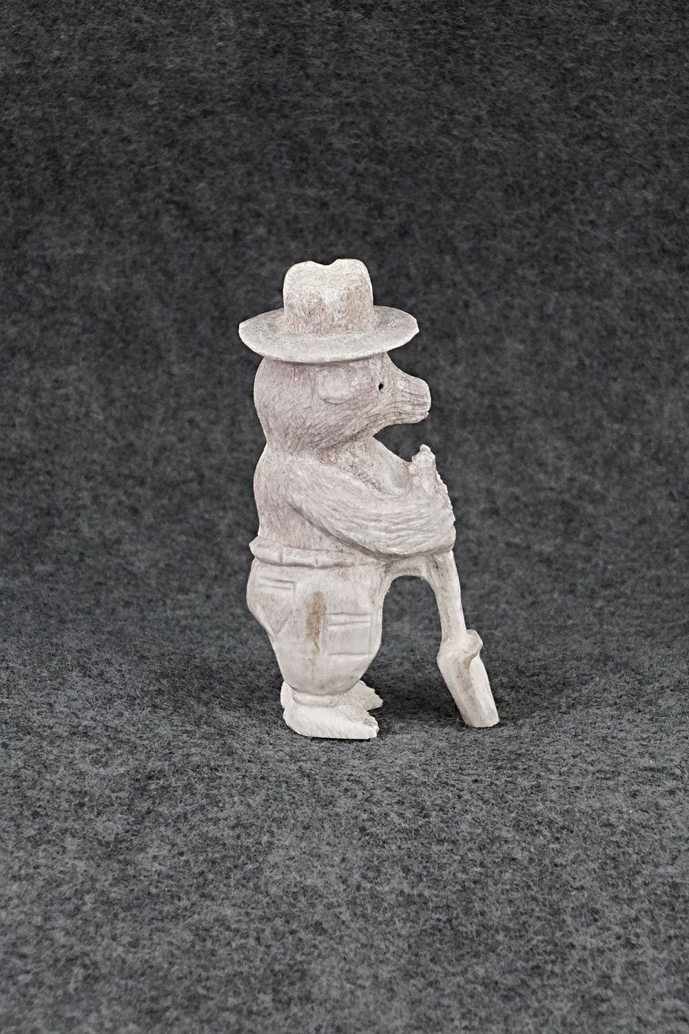 Smokey Bear Zuni Fetish Carving - Chris Peina