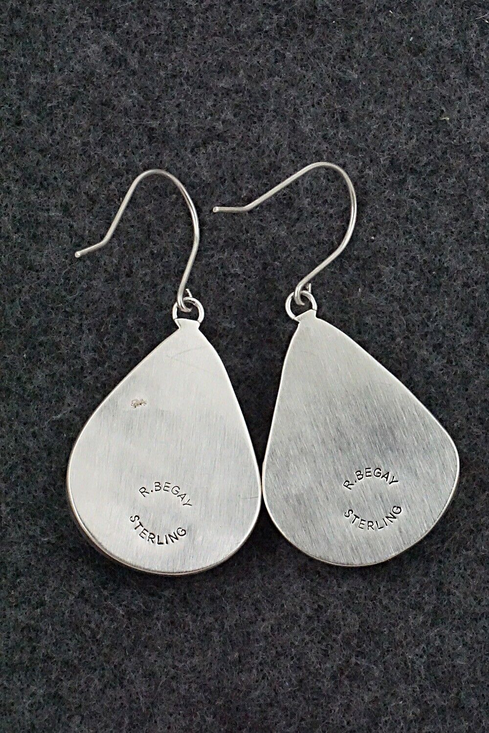 Turquoise & Sterling Silver Earrings - Rena Begay
