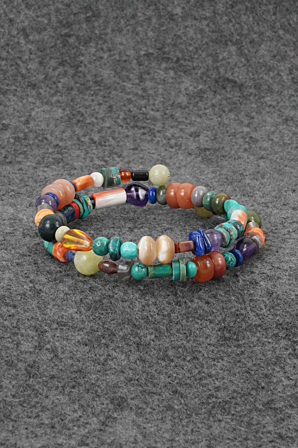 Multi-Stone Beaded Bracelet - Helen Tsosie
