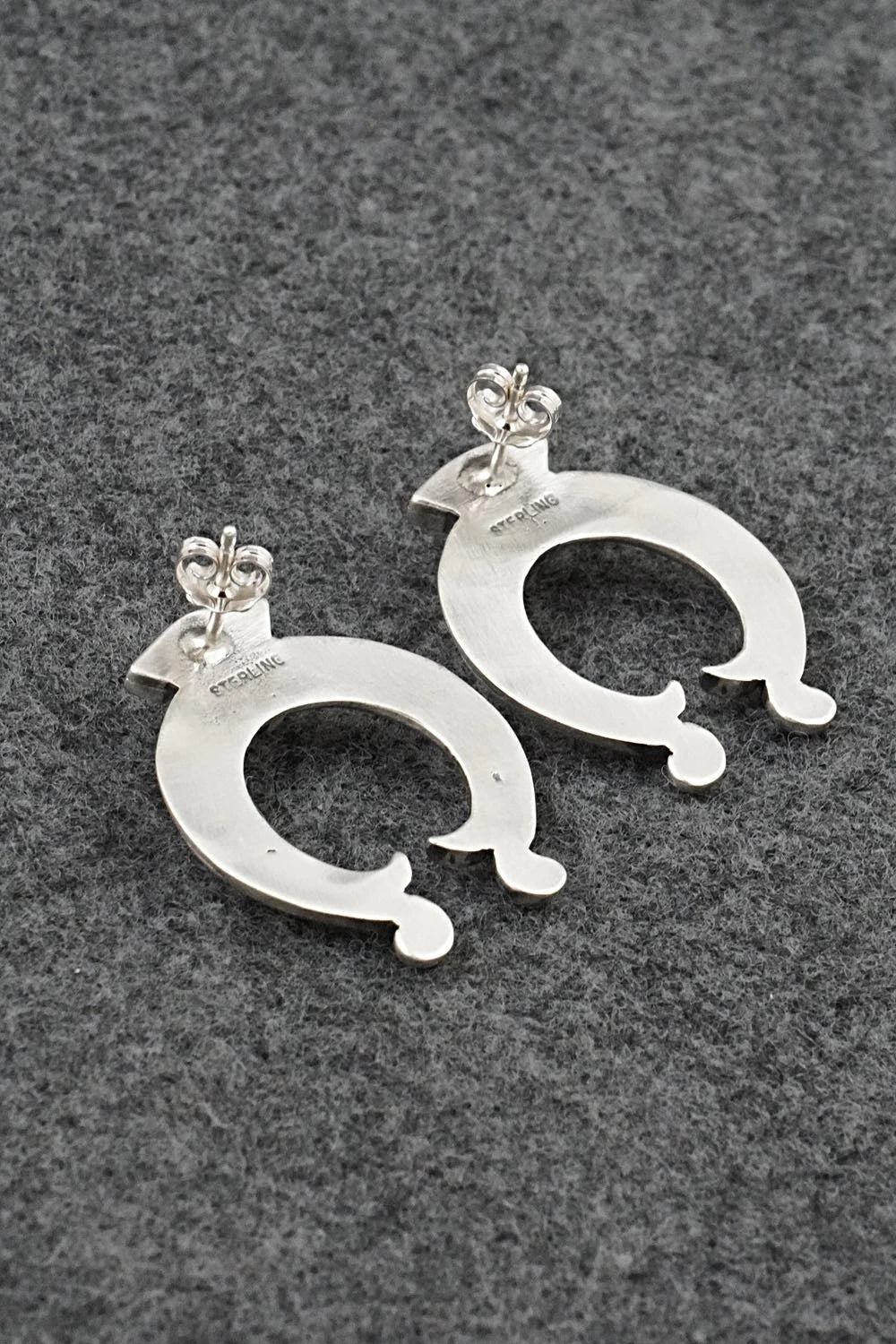 Turquoise & Sterling Silver Earrings - Adrienne Gordon