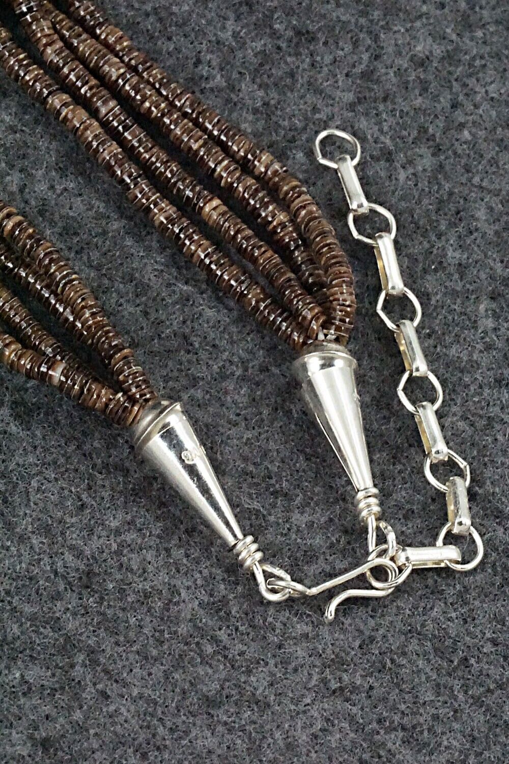 Multi Stone and Sterling Silver Necklace - Helen Tsosie