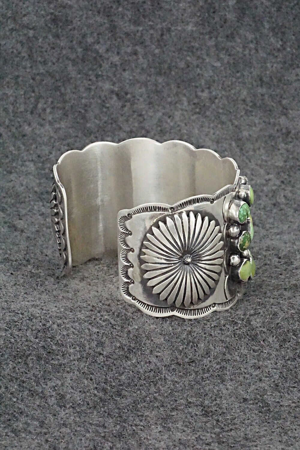 Turquoise & Sterling Silver Bracelet - Tom Lewis