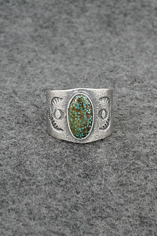Turquoise & Sterling Silver Ring - Cody Noble - Size 13.5