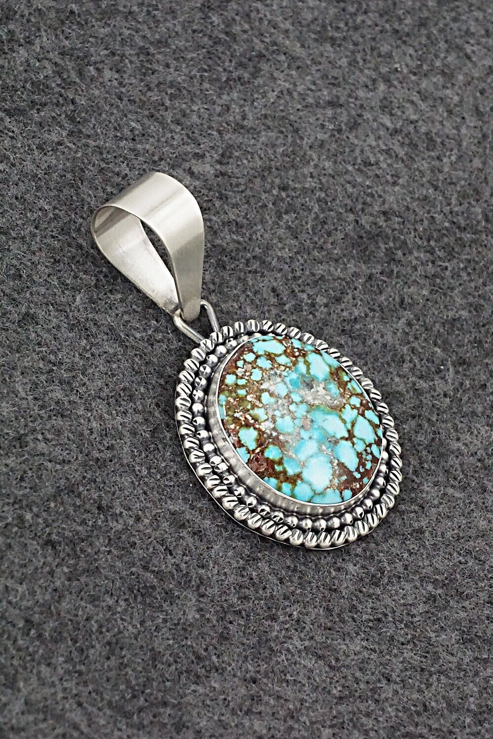 Turquoise & Sterling Silver Pendant - Daniel Benally