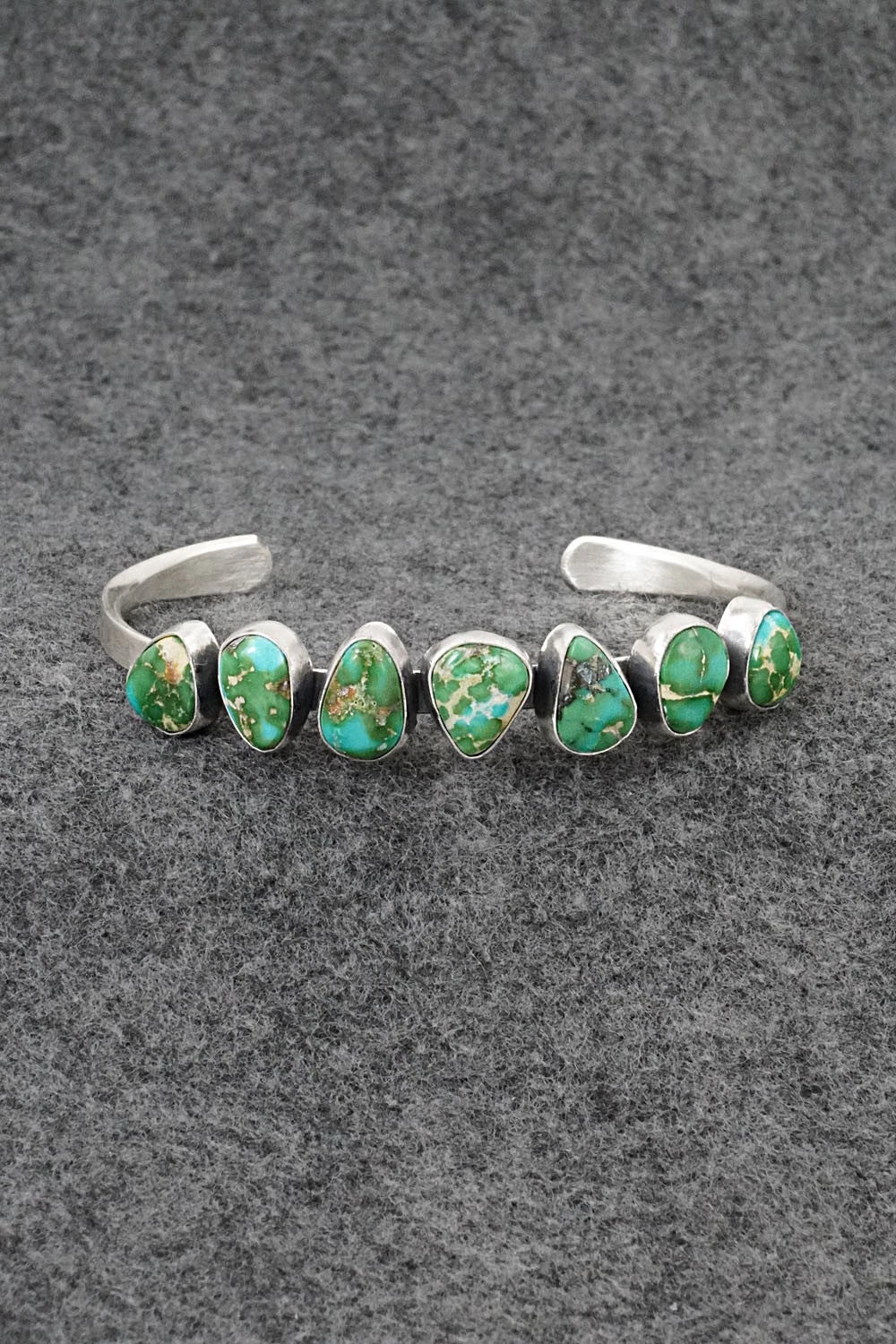 Turquoise & Sterling Silver Bracelet - Tom Lewis