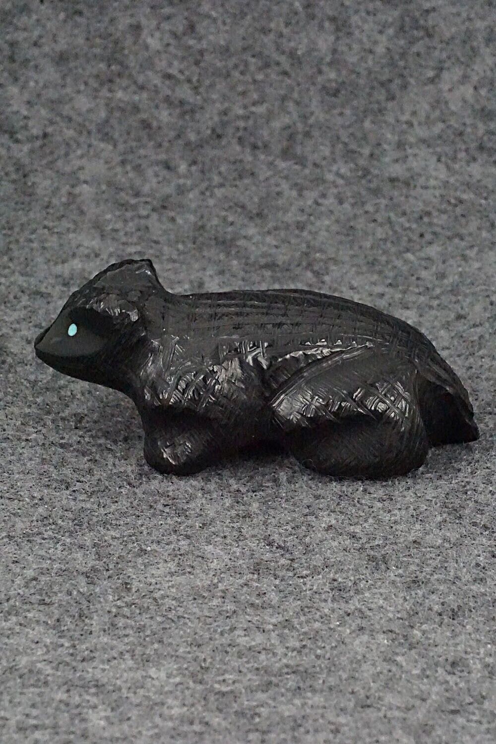 Horned Toad Zuni Fetish Carving - Herbert Halate