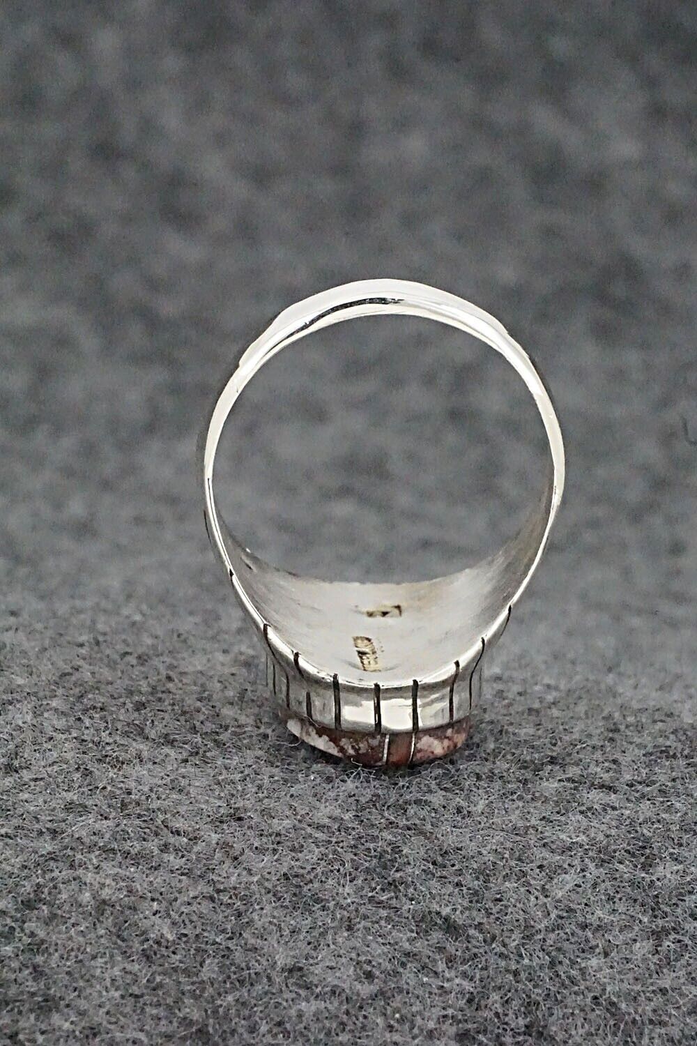 Wild Horse & Sterling Silver Ring - Trevor Jack - Size 13