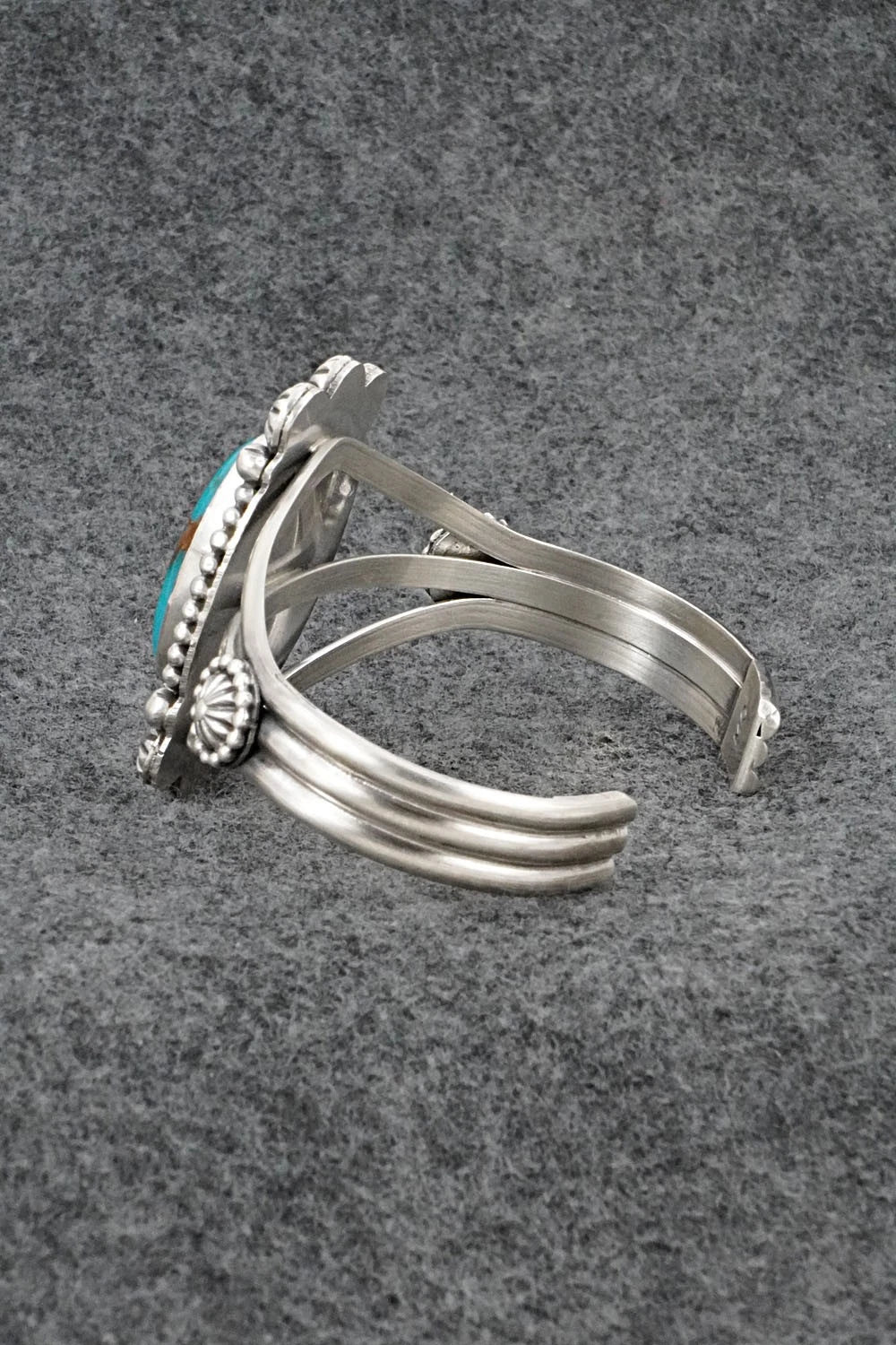 Turquoise & Sterling Silver Bracelet - Michael Calladitto