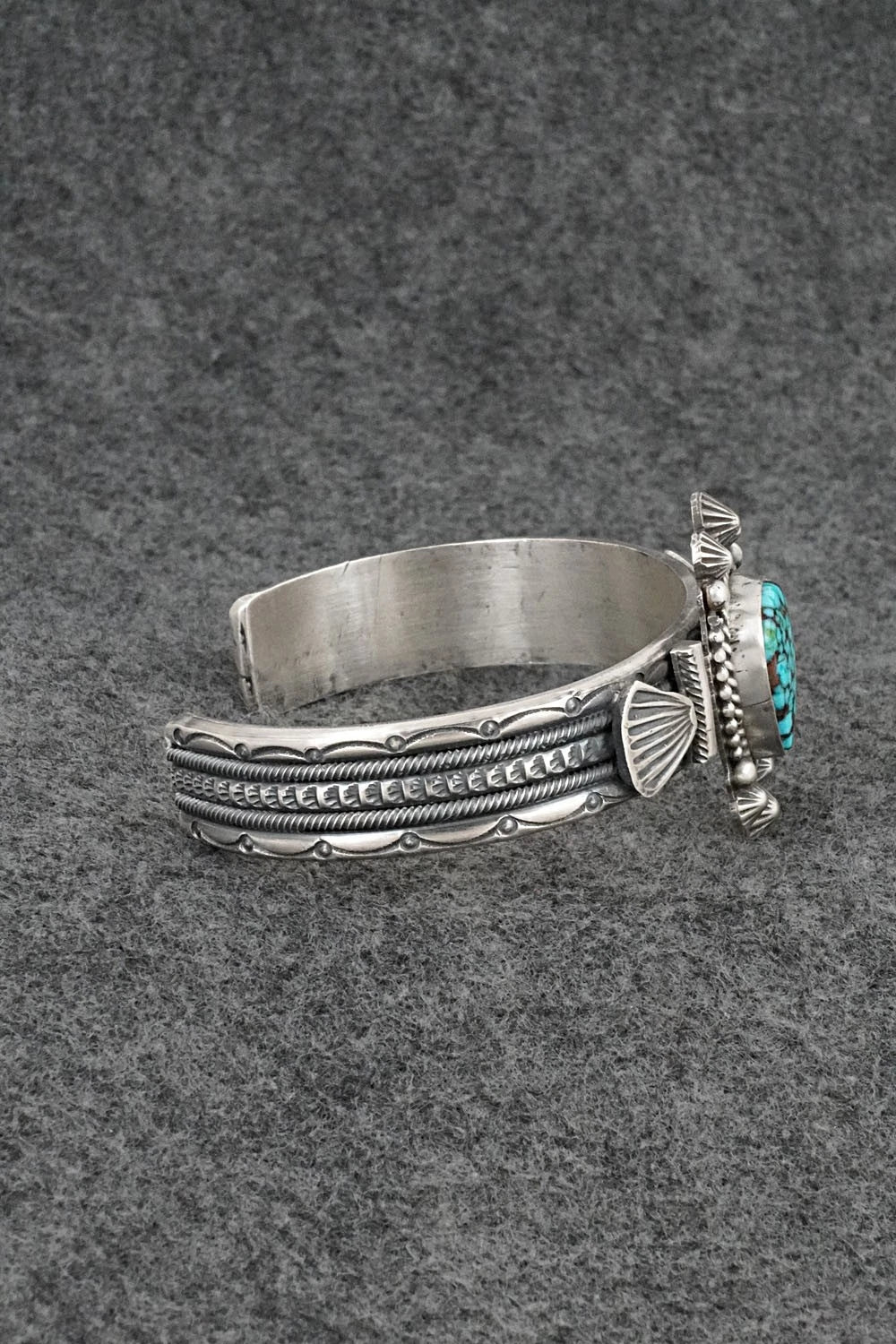 Turquoise & Sterling Silver Bracelet - Michael Calladitto