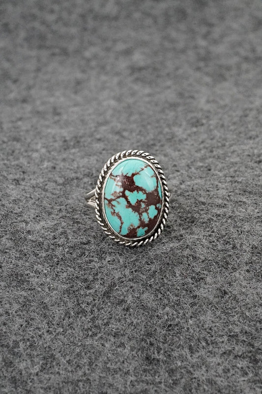 Turquoise & Sterling Silver Ring - Eugene Gruber - Size 5