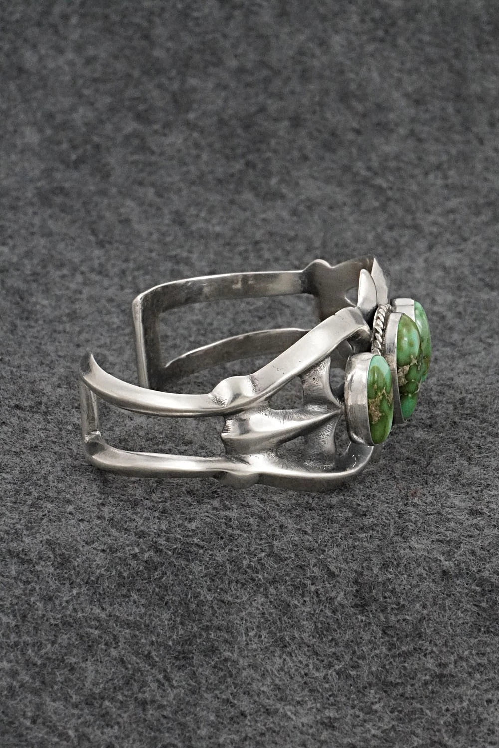 Turquoise & Sterling Silver Bracelet - Eugene Gruber