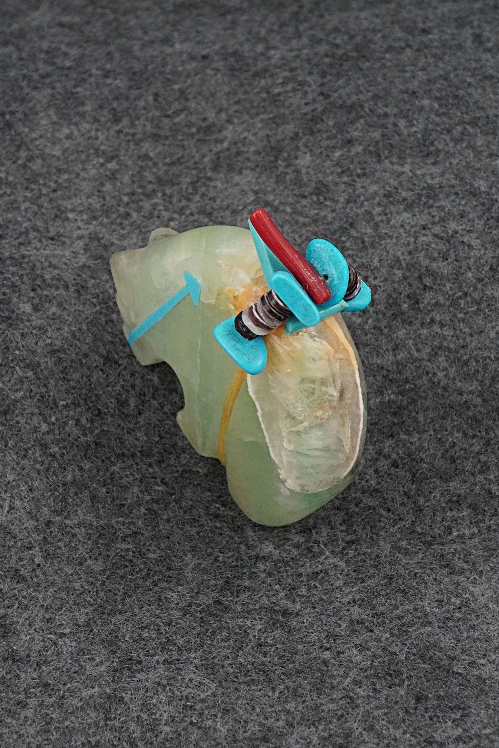 Bear Zuni Fetish Carving - Rodney Laiwakete