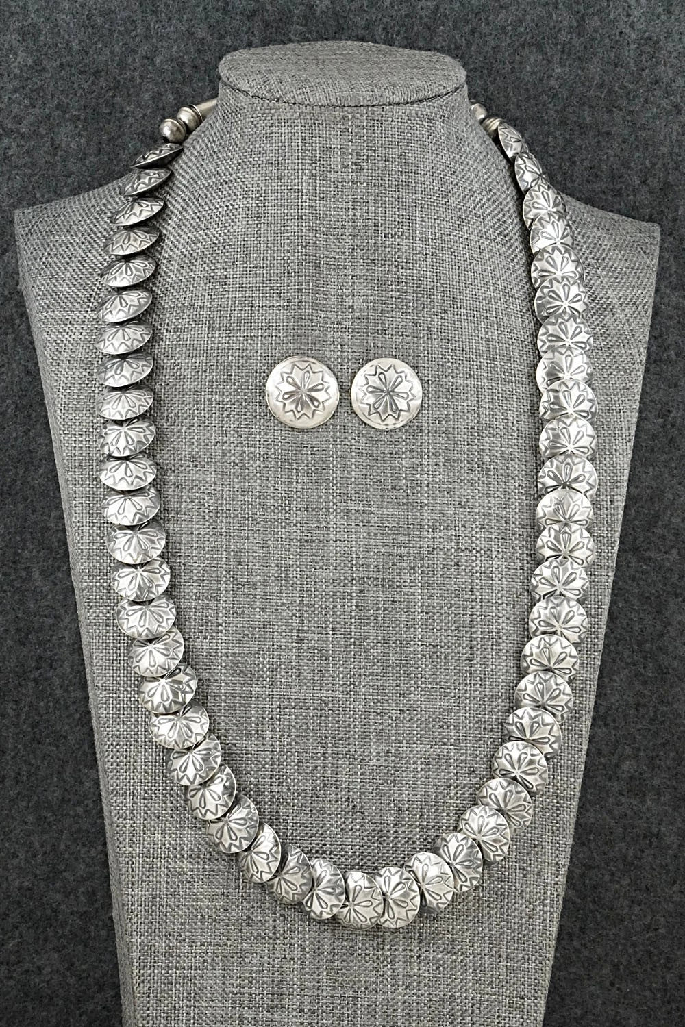 Sterling Silver Necklace and Earrings Set - Tim Thompson