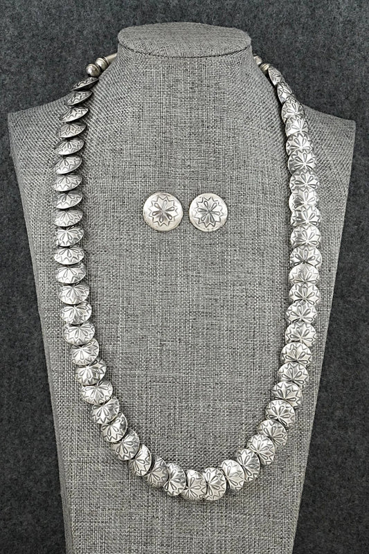 Sterling Silver Necklace and Earrings Set - Tim Thompson