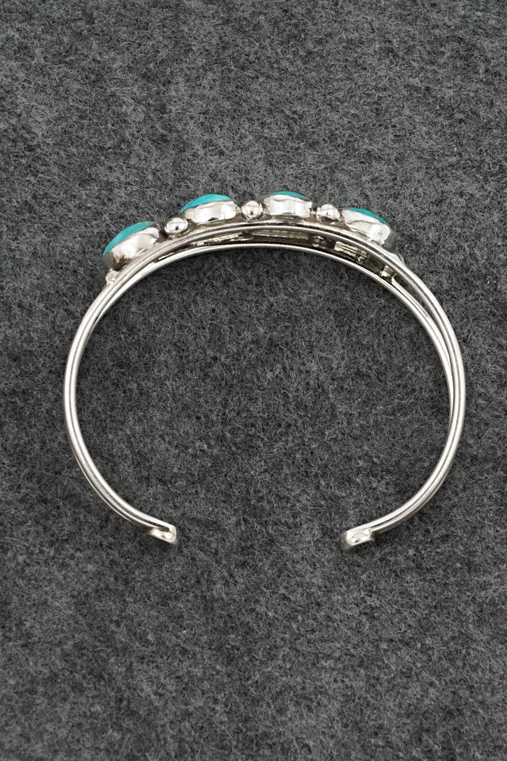 Turquoise & Sterling Silver Bracelet - Priscilla Reeder