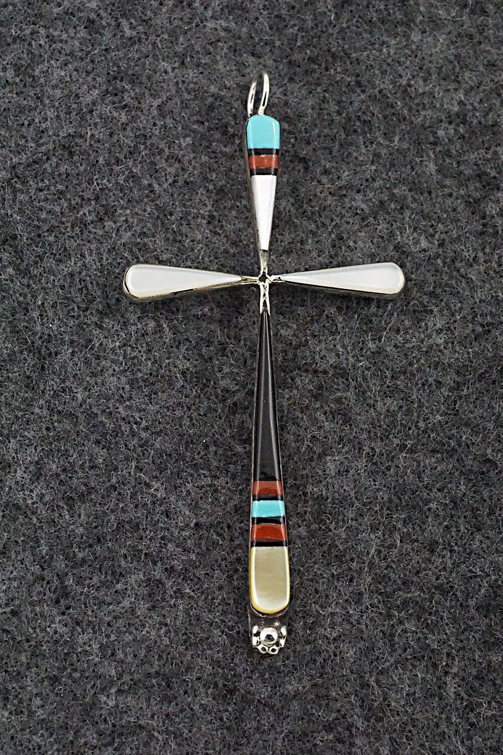 Multi-Stone & Sterling Silver Pendant - Sylvester Noche