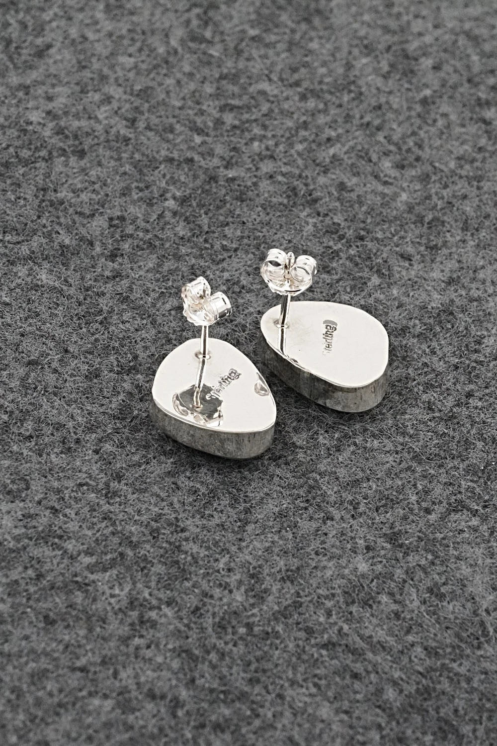 Turquoise & Sterling Silver Earrings - Rosemary Saunders