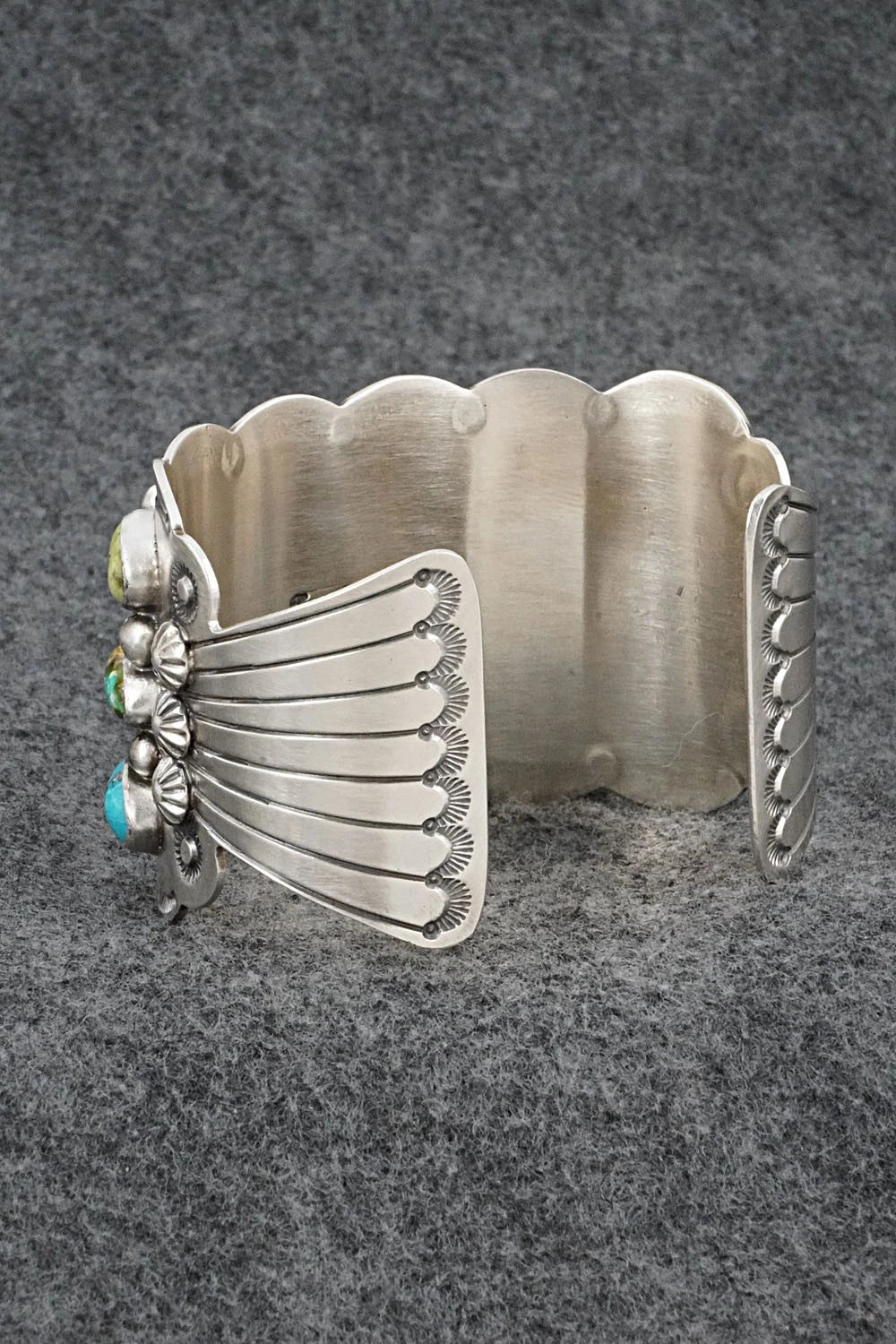 Turquoise & Sterling Silver Bracelet - Tom Lewis