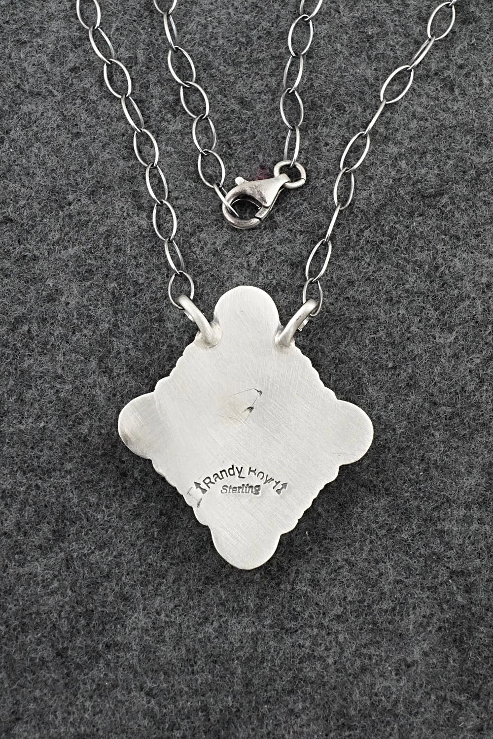 Turquoise & Sterling Silver Necklace - Randy Boyd
