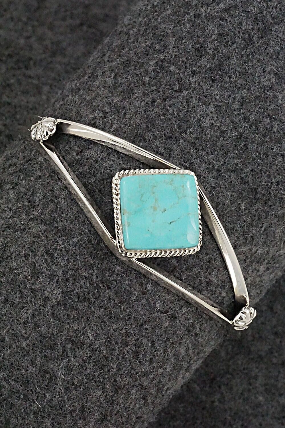 Turquoise & Sterling Silver Bracelet - Charlene Yazzie