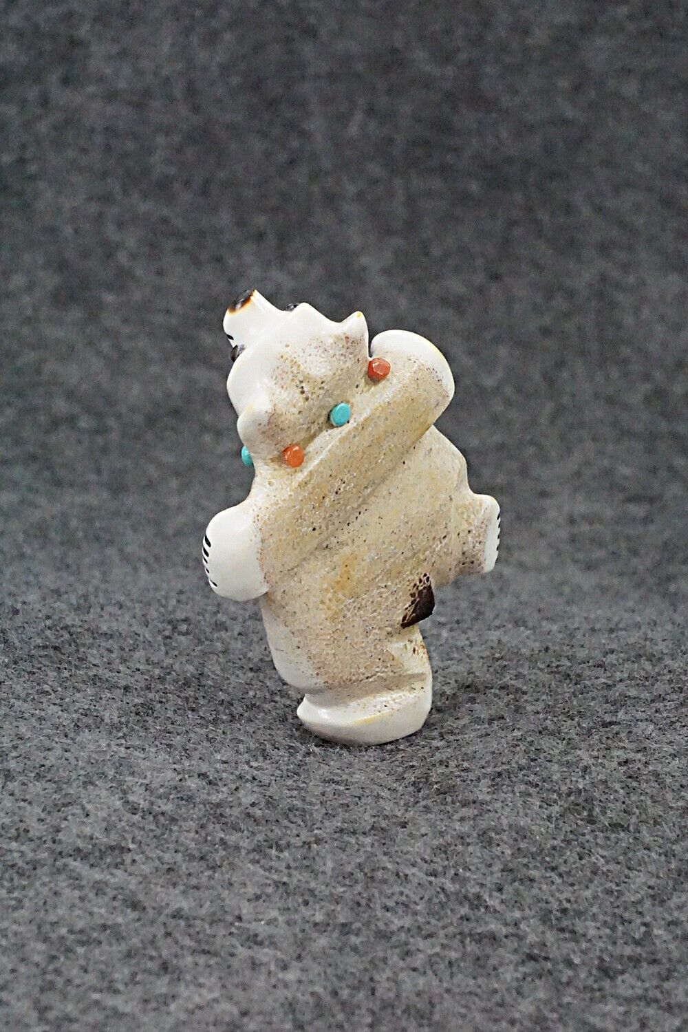 Dancing Bear Zuni Fetish Carving - Claudia Peina