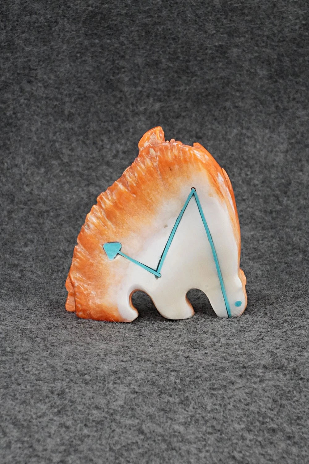 Porcupine Zuni Fetish Carving - Kenric Laiwakete