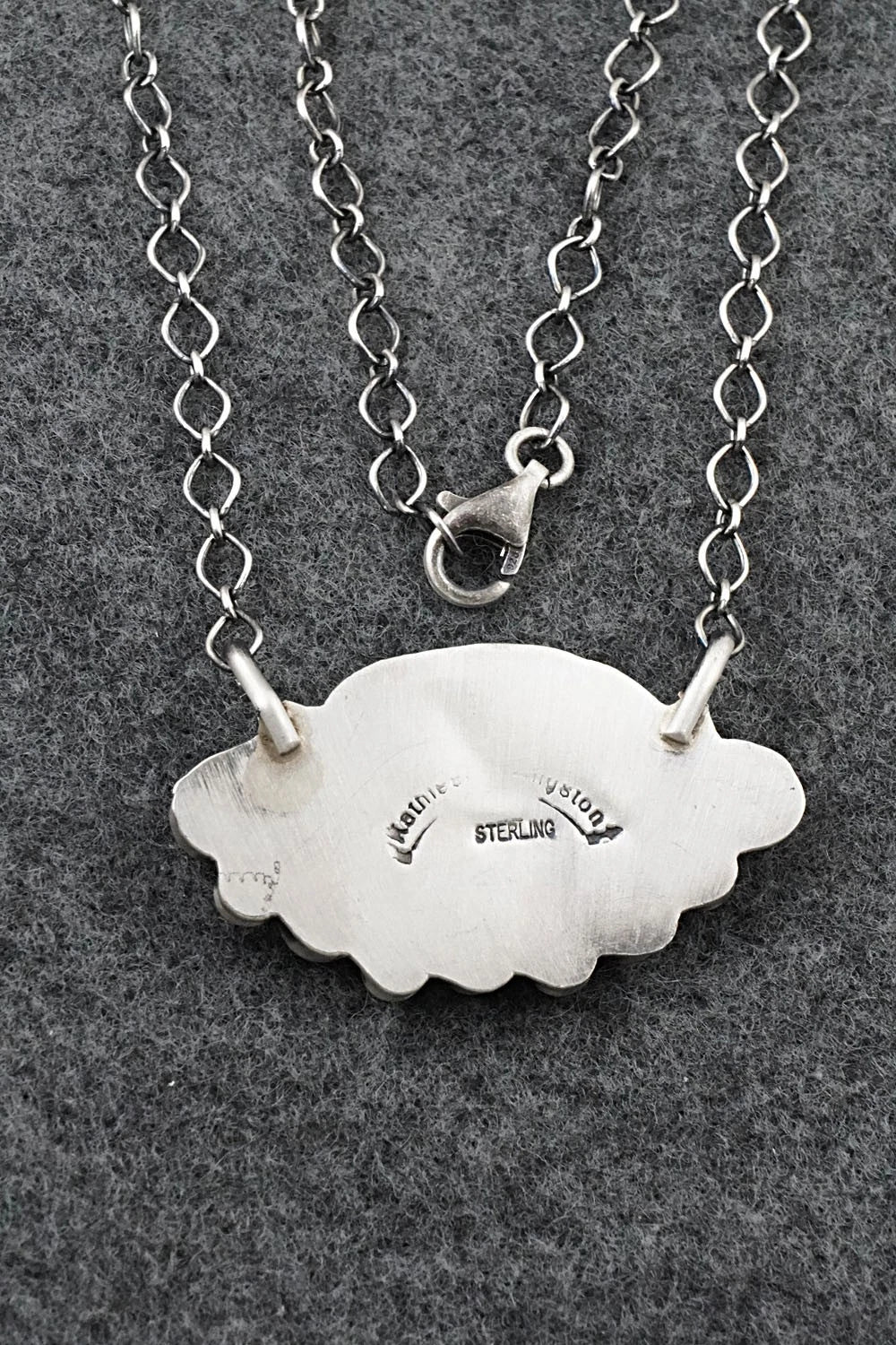 Turquoise & Sterling Silver Necklace - Kathleen Livingston