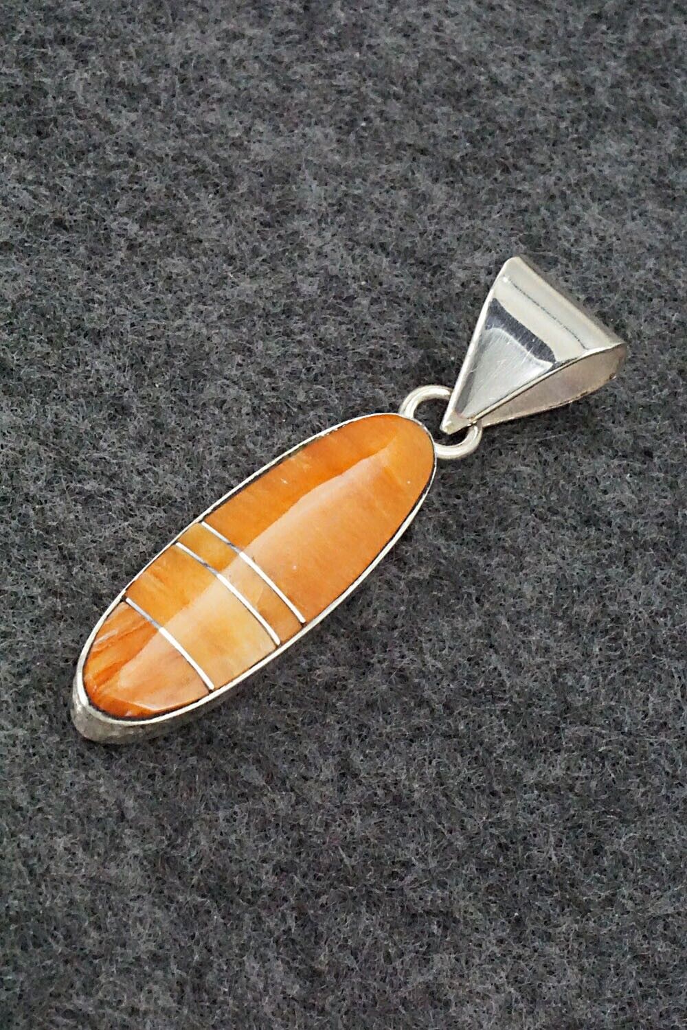 Spiny Oyster & Sterling Silver Pendant - Harold Smith